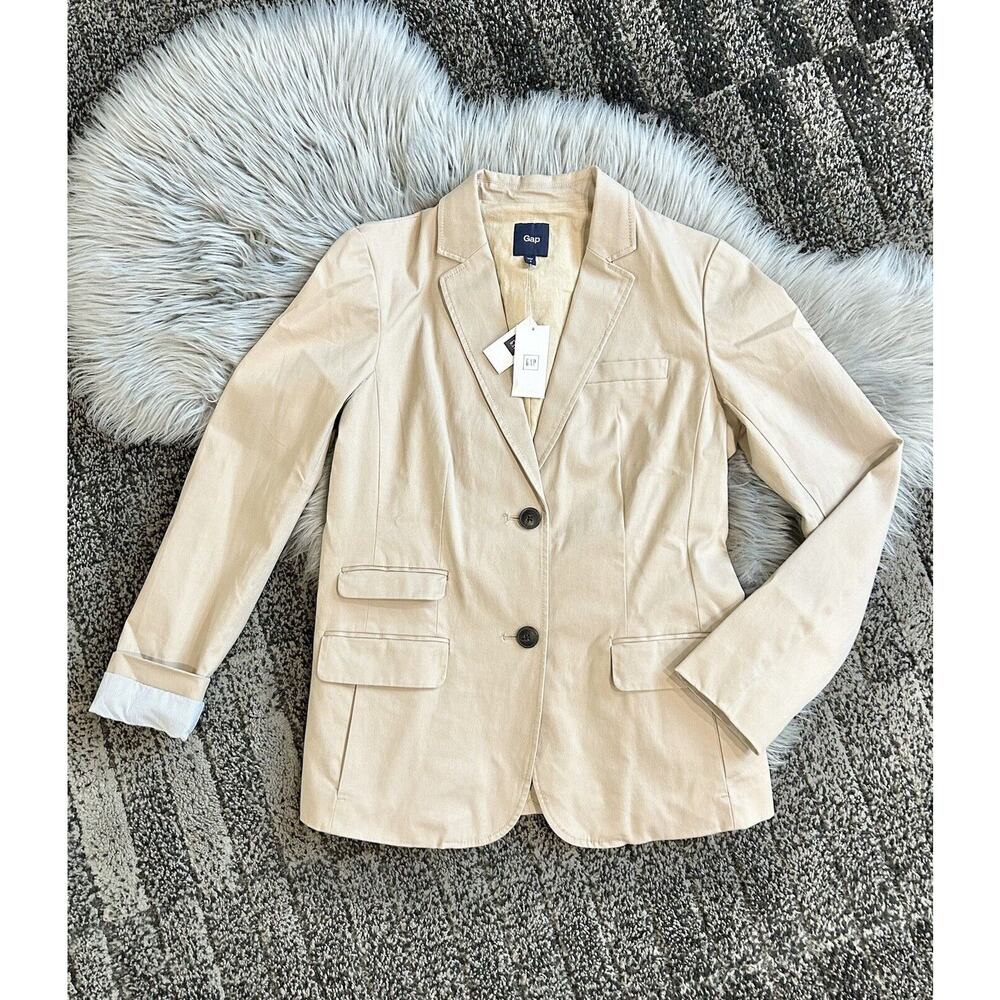 GAP Women's‎ Khaki Blazer Size 8 (MSRP $88)
